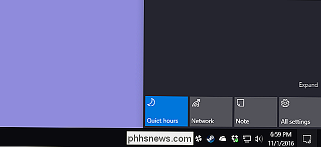 Sådan ændres standard stille timer i Windows 10