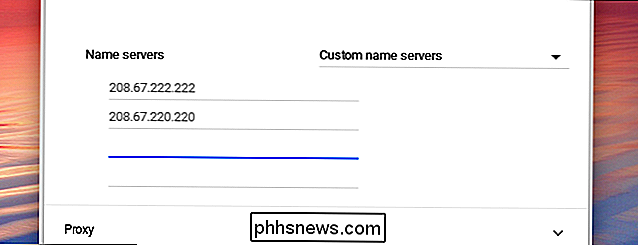Comment modifier le serveur DNS sur un Chromebook