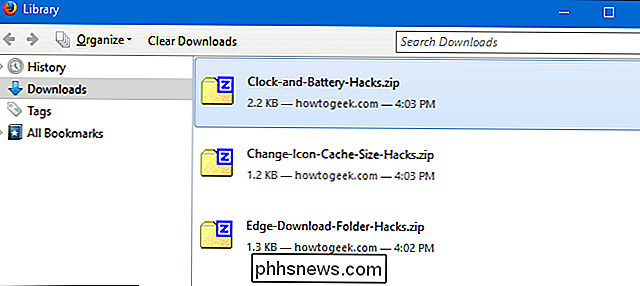 Sådan ændres Firefox Download Folder Location