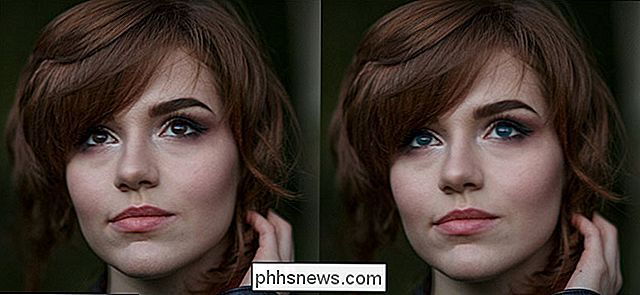 Hur man ändrar någons ögonfärg i Photoshop