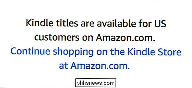 Uw land wijzigen op Amazon zodat u verschillende Kindle-boeken kunt kopen