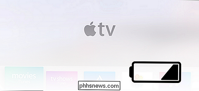ÜBerprüfen und Aufladen der Apple TV-Fernbedienung