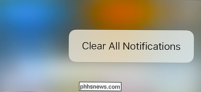 Cómo borrar todas sus notificaciones de inmediato en iOS 10