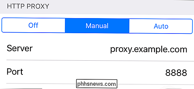 Como configurar um servidor proxy em um iPhone ou iPad