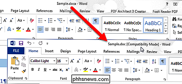 Comment convertir un document Word 2013 en une version antérieure de Word