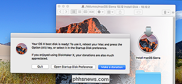 Sådan opretter du en bootbar USB-installatør til MacOS High Sierra