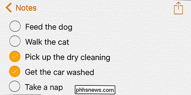 Så här skapar du kontrolllistor i Notes-appen i IOS 9, OS X och iCloud