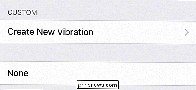 Sådan oprettes brugerdefinerede vibrationsmønstre til iPhone-kontakter