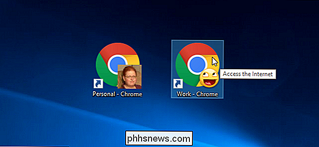 Slik lager du en Windows-snarvei for å åpne en bestemt profil i Chrome