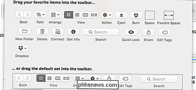 Como personalizar a barra de ferramentas do Finder no OS X