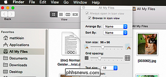 Cómo personalizar las vistas de carpetas en el buscador de OS X