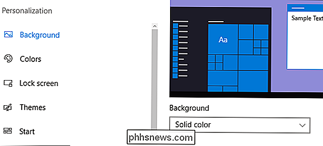 Como personalizar a aparência do Windows 10