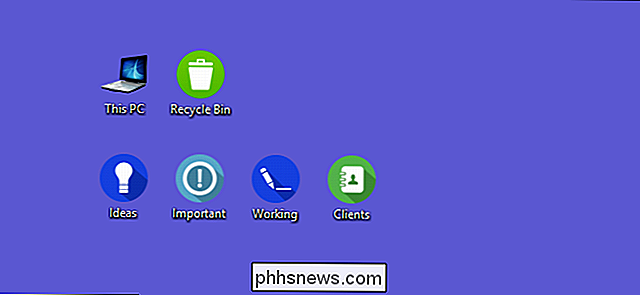 Přizpůsobení ikon v systému Windows