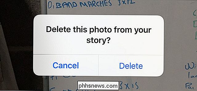 Sådan slettes et billede fra din Instagram-historie