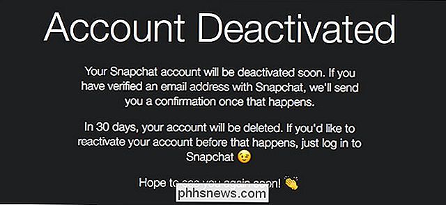 Comment supprimer votre compte Snapchat