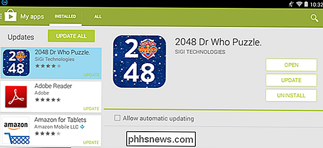 So deaktivieren Sie automatische App-Updates in Android