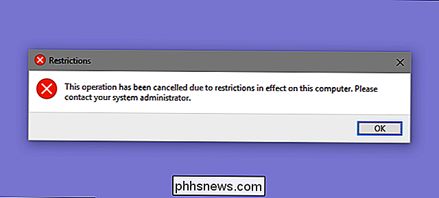 Jak zakázat ovládací panel a rozhraní pro nastavení v systému Windows