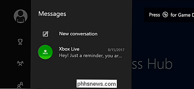Hur man stänger av meddelanden under videouppspelning på en Xbox One