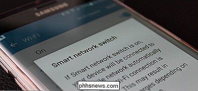 Comment désactiver le «Smart Network Switch» de Samsung pour éviter de trop utiliser les données