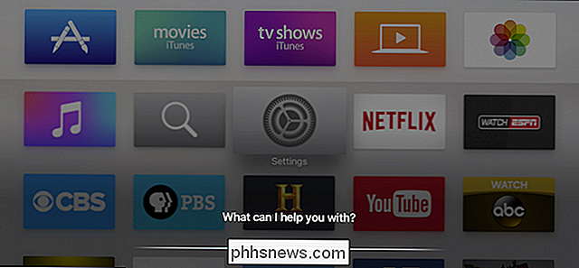 Jak zakázat službu Siri a lokalizační služby na Apple TV
