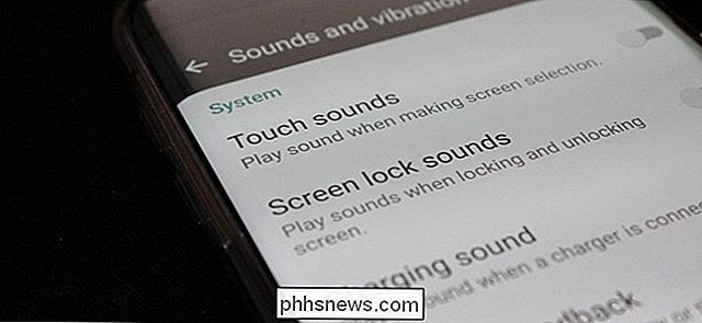 Hoe Touch-, Vergrendelscherm- en Oplaadgeluiden op Samsung Galaxy Phones uit te schakelen