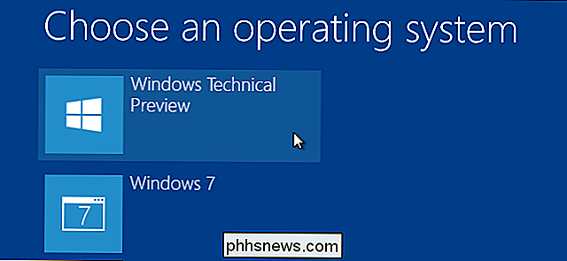 Sådan starter du Windows 10 med Windows 7 eller 8