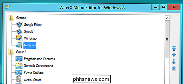 Kaip redaguoti Win + X meniu sistemose Windows 8 ir 10
