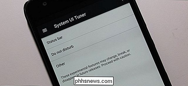 Comment activer le «System UI Tuner» d'Android pour l'accès aux fonctionnalités expérimentales
