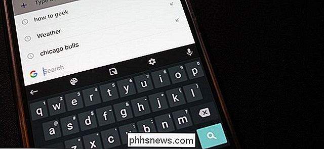 Hoe Google Zoeken in te schakelen (of uit te schakelen) in Android's Gboard-toetsenbord