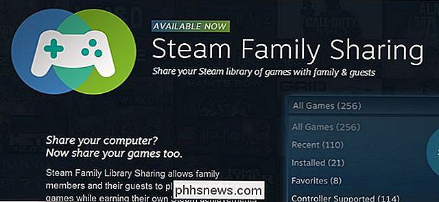 Cómo habilitar el intercambio familiar Steam (y lo que hace)