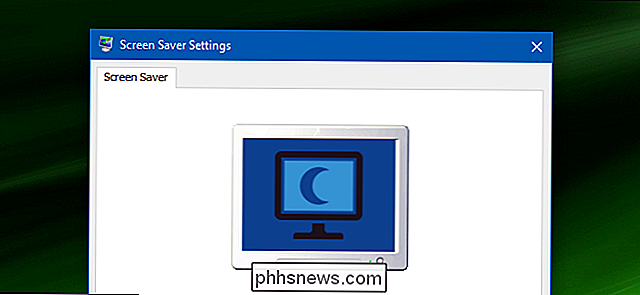 Screen Savers zoeken en instellen op Windows 10