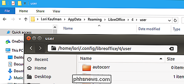 Cómo encontrar su carpeta de perfil de LibreOffice en Windows, macOS y Linux