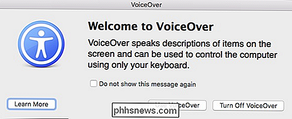 Sådan har OS X læst din skærm til dig med VoiceOver Assistant