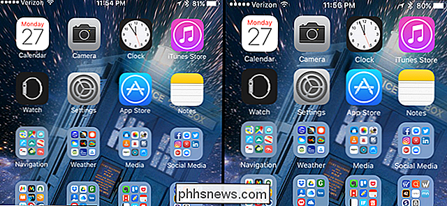 Hur man ökar storleken på text och ikoner på en iPhone
