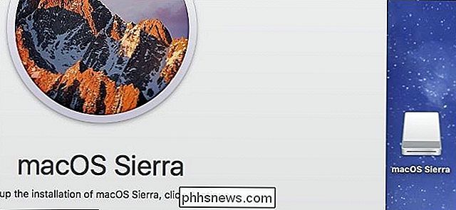 Sådan installeres og bruger macOS Sierra på et eksternt drev