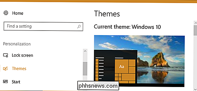 Desktopthema's installeren op Windows 10