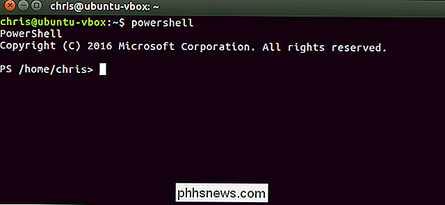 Hoe Microsoft PowerShell op Linux of OS X
