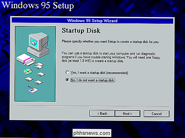 disquette de demarrage windows 95