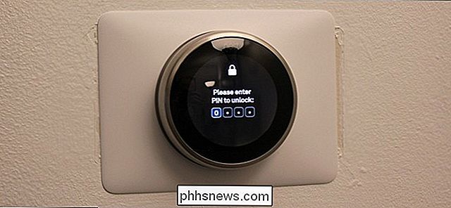 So sperren Sie Ihr Nest Thermostat mit einem PIN-Code