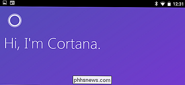 Sådan laver du Cortana din standardassistent på Android