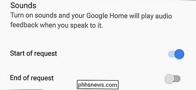 Hoe u Google Home een geluid laat maken wanneer u zegt 'OK, Google'