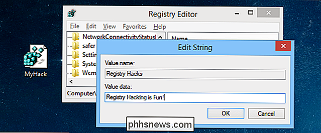 Cómo hacer su propio registro de Windows Hacks
