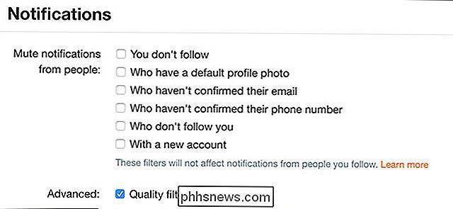 Hoe u (Most) Spam-accounts en Trolls dempt op Twitter