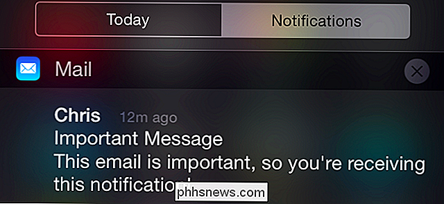 Jak dostávat pouze oznámení o e-mailech, o které pečujete o vašem iPhone