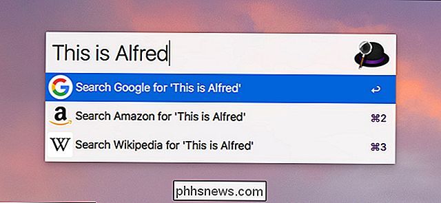 Hoe macOS Spotlight Search te reviseren met behulp van Alfred