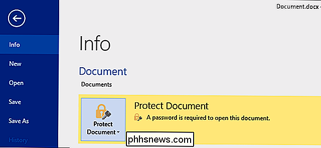 Sådan beskytter du dokumenter og PDF-filer med Microsoft Office