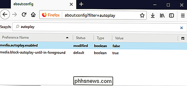 Video's van Autoplaying in Firefox