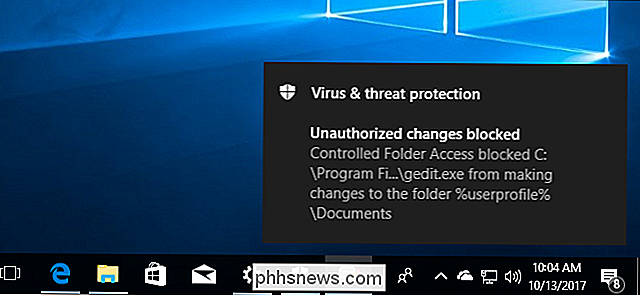 Så här skyddar du dina filer från Ransomware med Windows Defender: s nya kontrollerade mappåtkomst.
