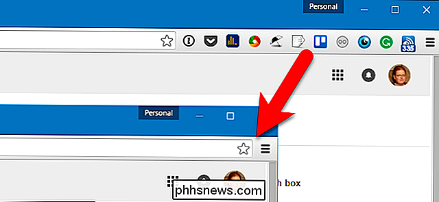 Sådan omordnes eller skjules udvidelsesknapper på Chrome Toolbar