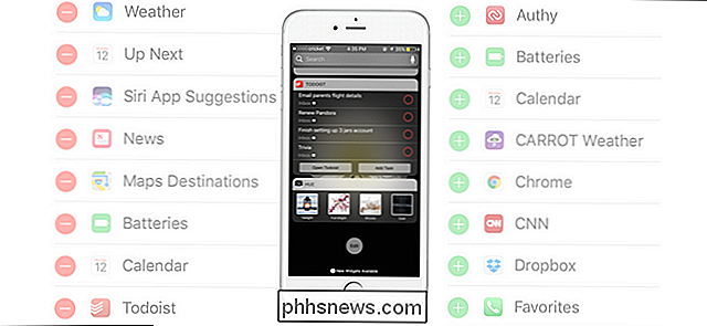 So ordnen Sie Ihre Sperrbildschirm-Widgets in iOS 10 neu